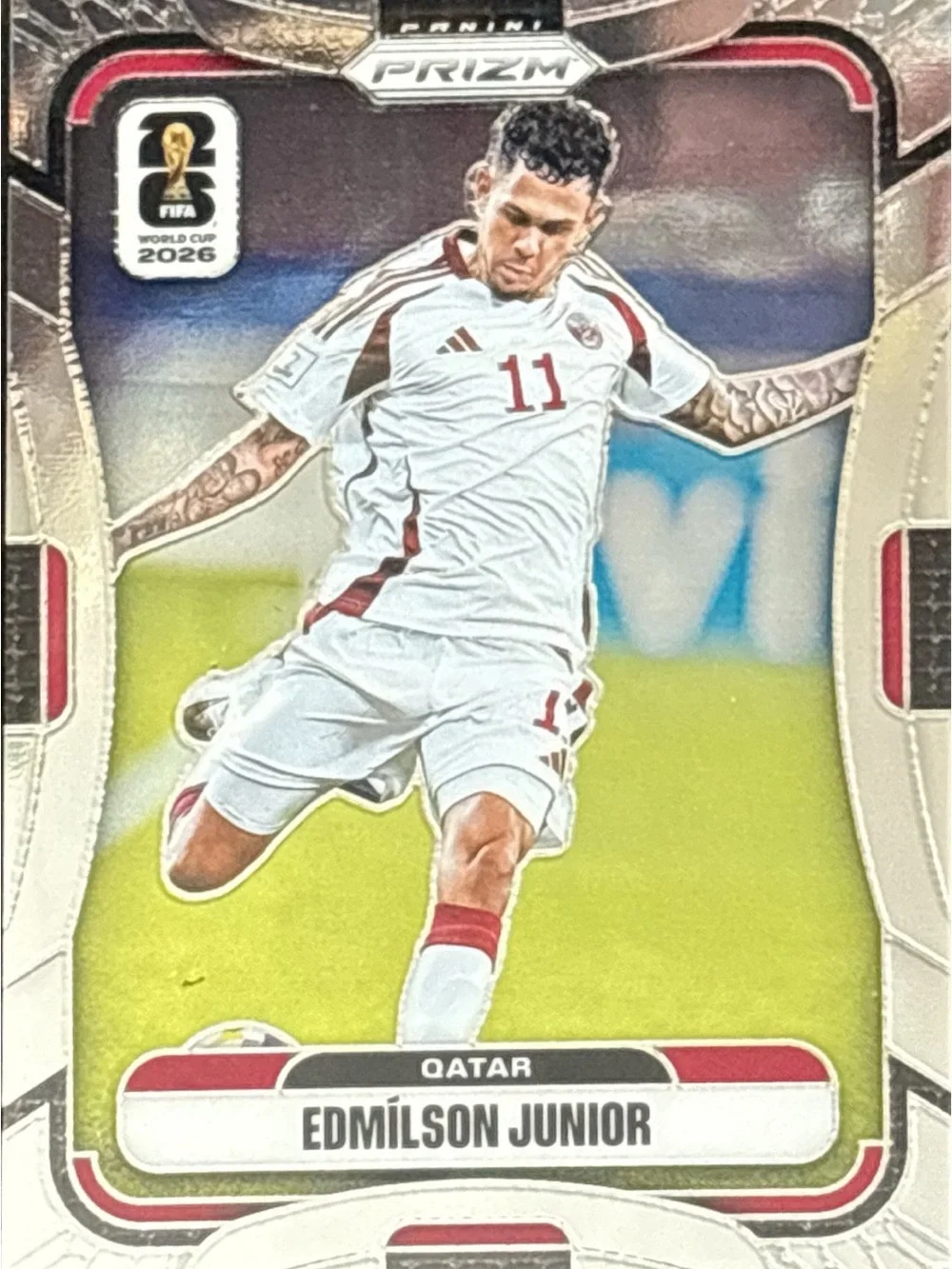 Panini Prizm Edmílson Junior Soccer Card